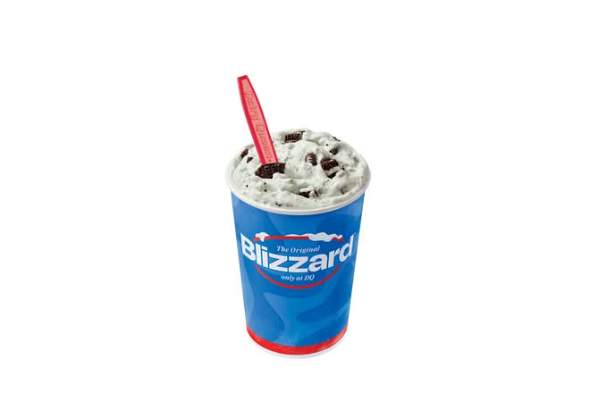 DQ® Mint Crunchin' Cookie BLIZZARD® Treat