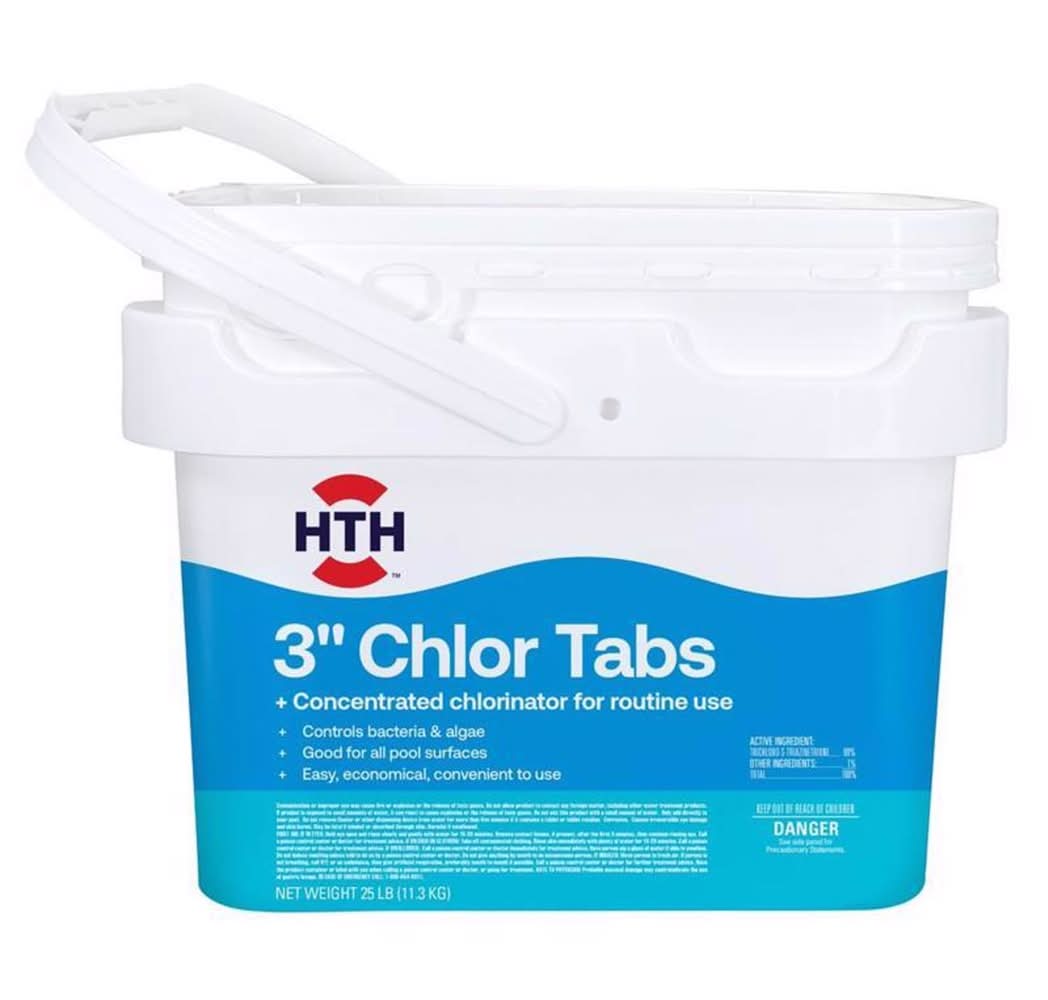 Hth Pool Care 3" Tablet Chlorinating Chemicals 25 Lb