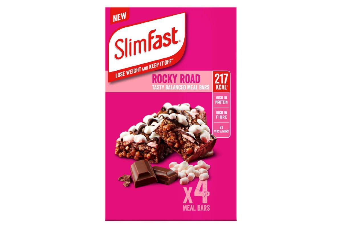 Slimfast Meal Replacement Bar Rocky Road 60g 4s