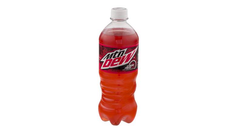 Mountain Dew Code Red Cherry Soda Pop