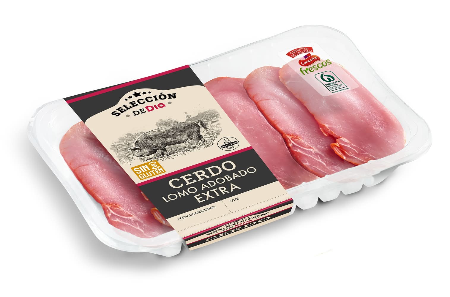 Lomo Extra Adobado Selección De Dia Bandeja 300 G