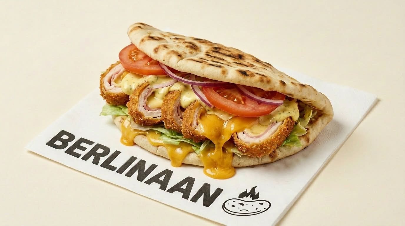 🫓🧀 Naan Cordon Bleu
