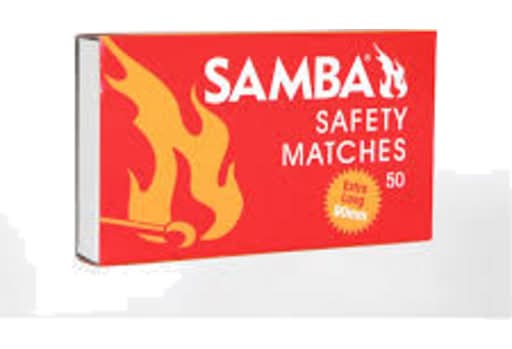 Samba Safety Matches, 98 mm (50 pack)