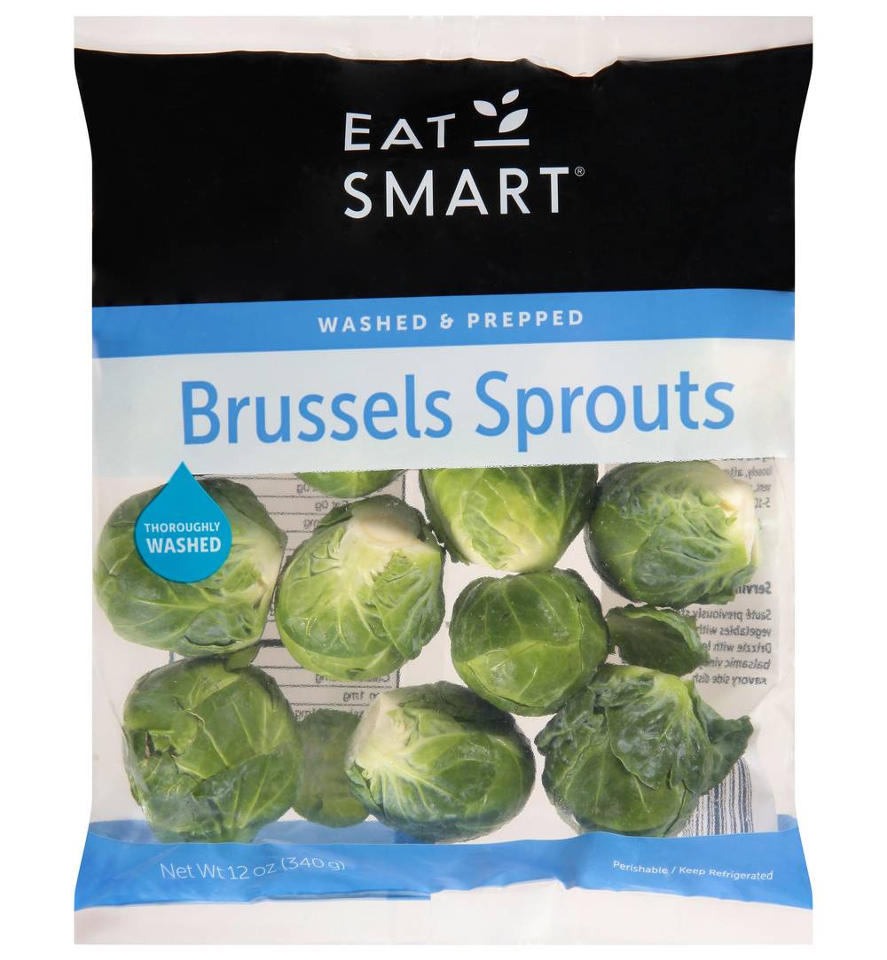 Eat Smart Washed & Prepped Brussels Sprouts (12 oz)