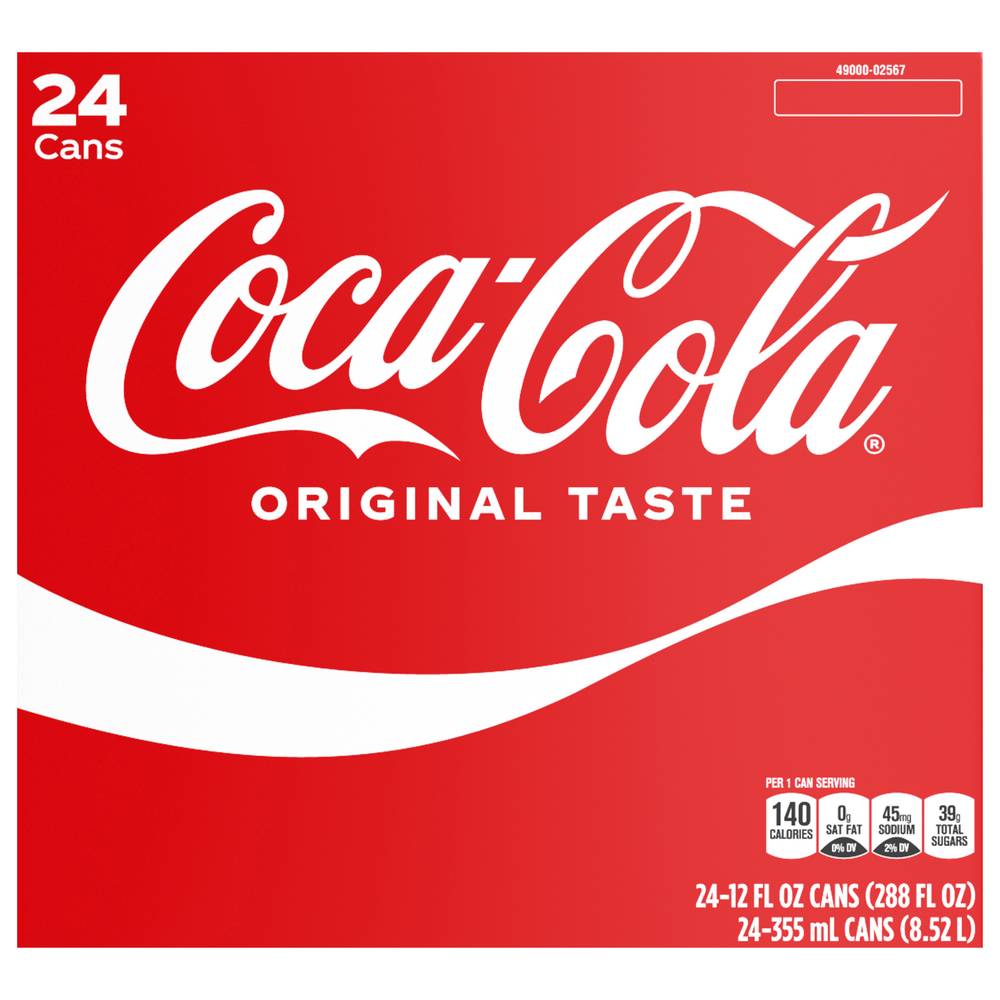 Coca-Cola Original Soda (24 x 12 fl oz)