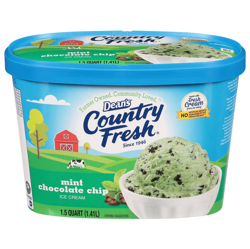 Dean's Mint Chocolate Chip Ice Cream (3.13 lbs)