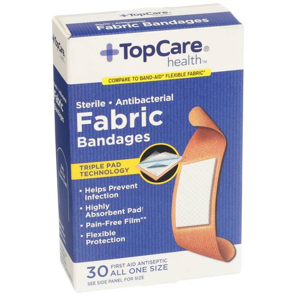 Topcare Fabric Bandages (30 ct)