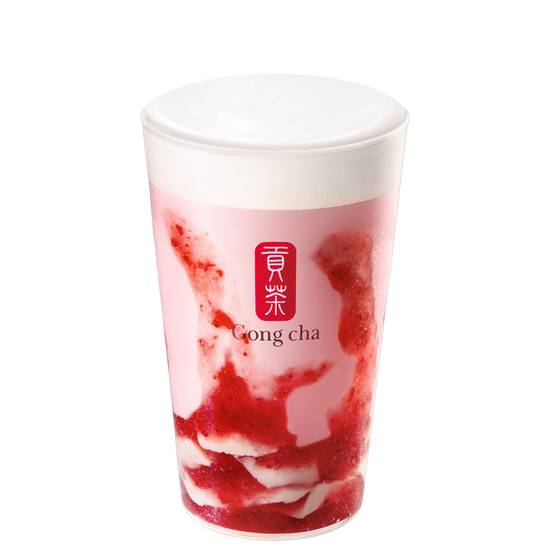 Strawberry & Almond Milk Tea