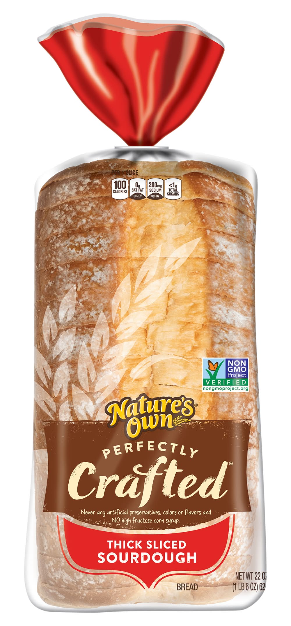 Nature's Own Perfectly Crafted Thick Sliced Sourdough Bread (22 oz)