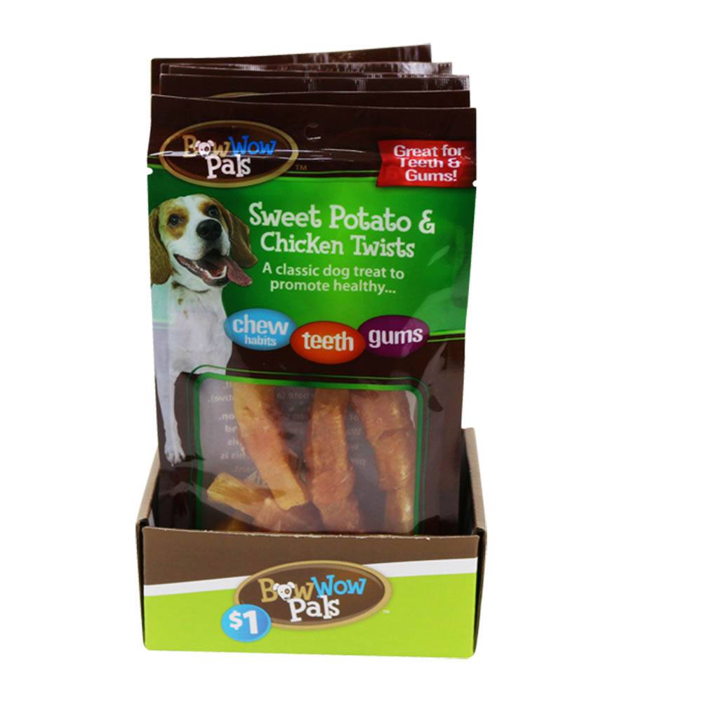 Bow Wow Sweet Potato and Chicken Twists (2.04 oz)