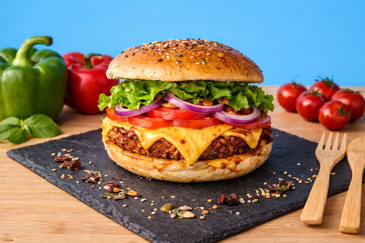 🌿🍔 Dahlia burger