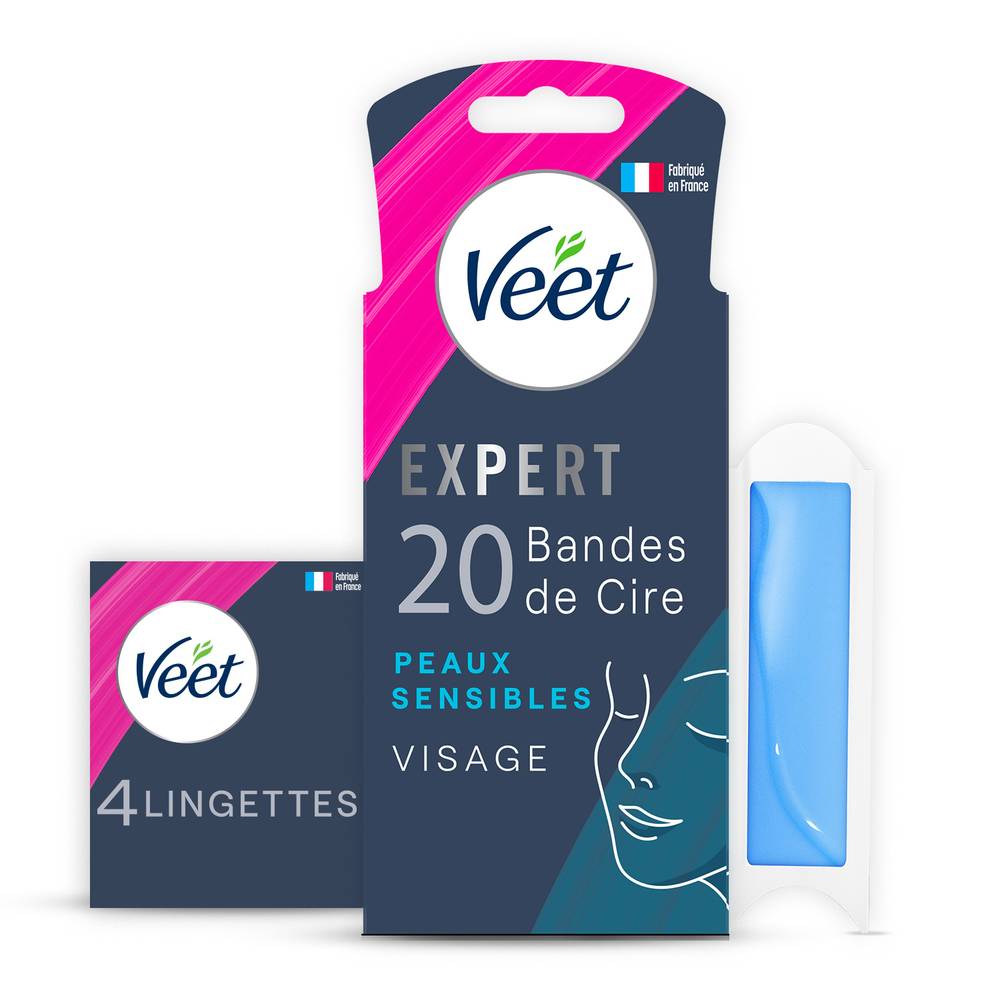 Veet - Bandes de cire froide expert visage (female)