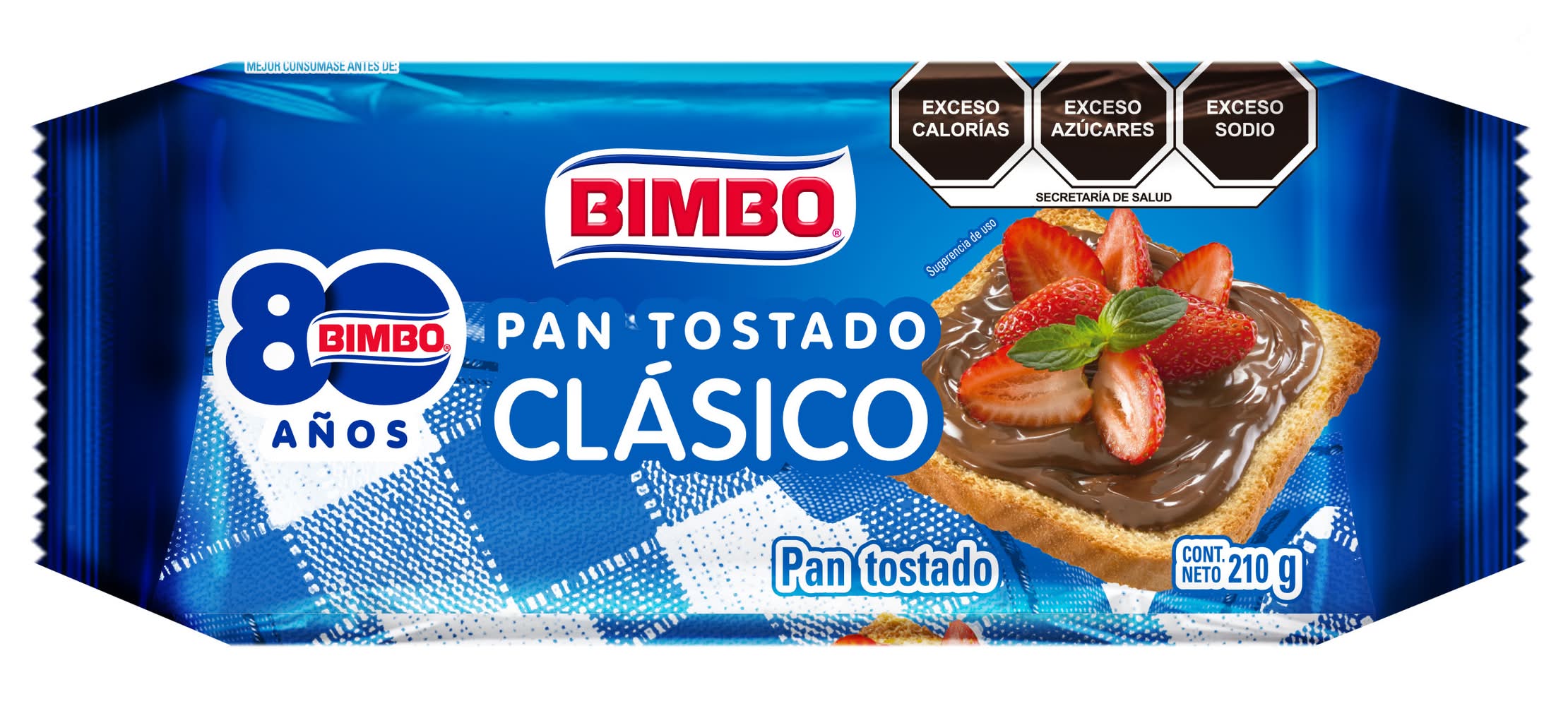 Bimbo · Pan tostado clásico (210 g)
