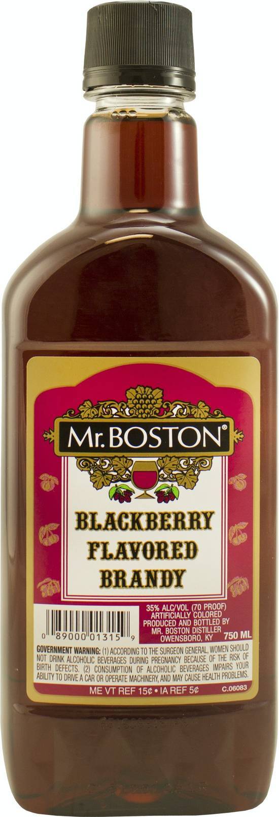 Mr. Boston Blackberry Brandy (750ml bottle)