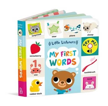 B. toys Interactive Audio Board Book Little Listeners