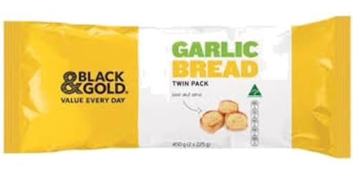 Black & Gold Garlic Bread (225g, 2 pack)