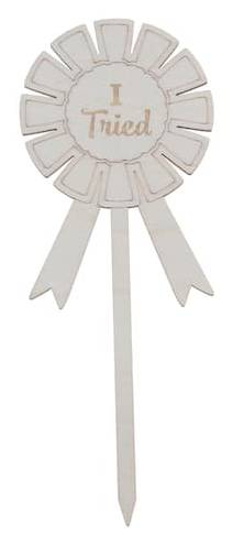 7.75" I Tried Ribbon Pick Diy Wood Decor By Make Market