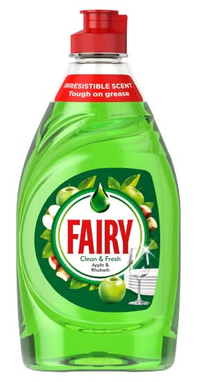 Fairy Apple - Rhubarb, Clean & Fresh Washing Up Liquid