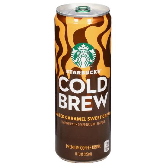 Starbucks Cold Brew Premium Coffee Drink (11 fl oz) (salted caramel cream)