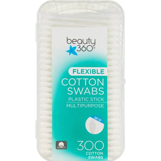 Beauty 360 Cotton Swabs, 300CT