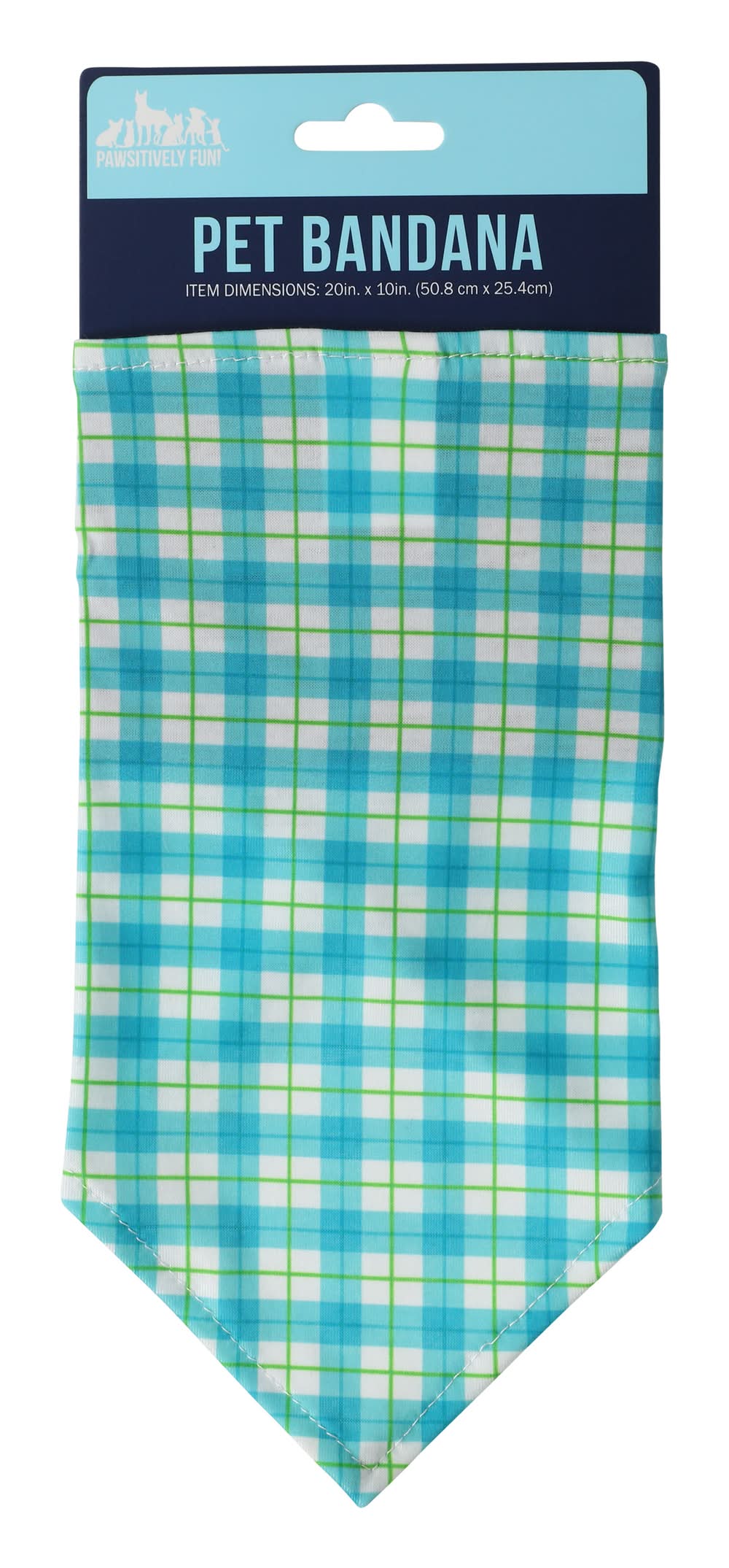 Printed Pet Bandana Plaid