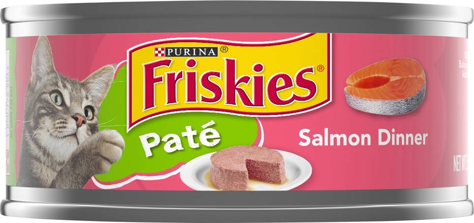 Friskies Pate Wet Salmon Dinner Cat Food