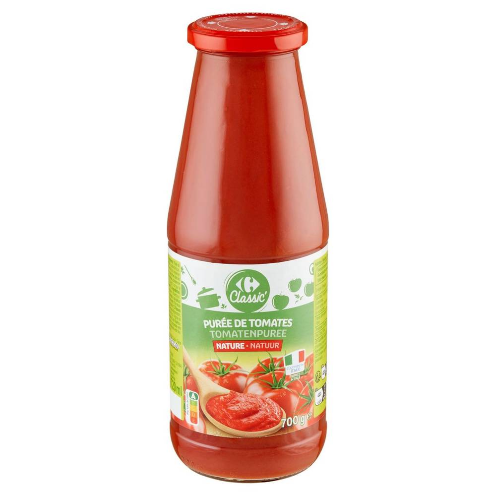 Carrefour Classic'' Purée de Tomates Nature 700 g