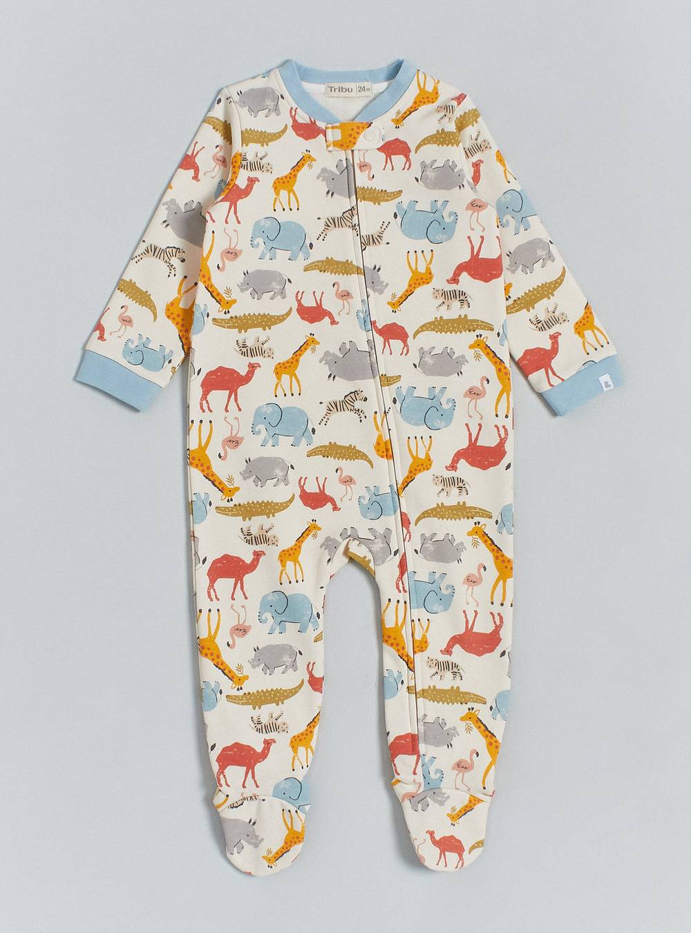 Tribu pijamas enterito estampado bebé ('t 18m/diseño 1)