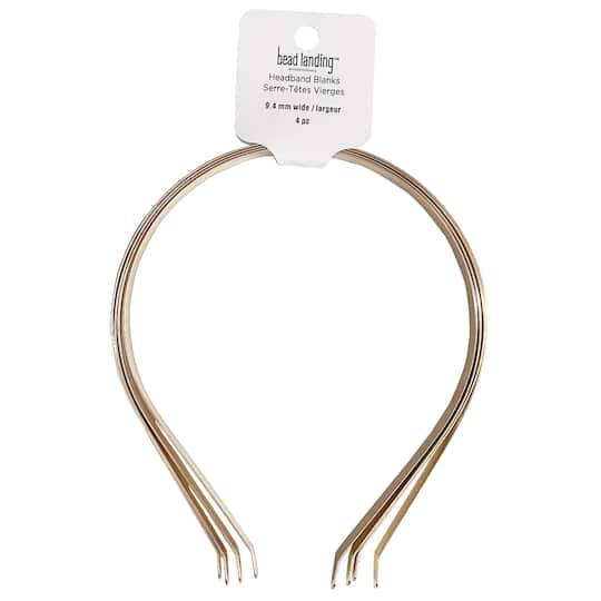 9.4Mm Metal Headband Blanks, 4Ct. By Bead Landing