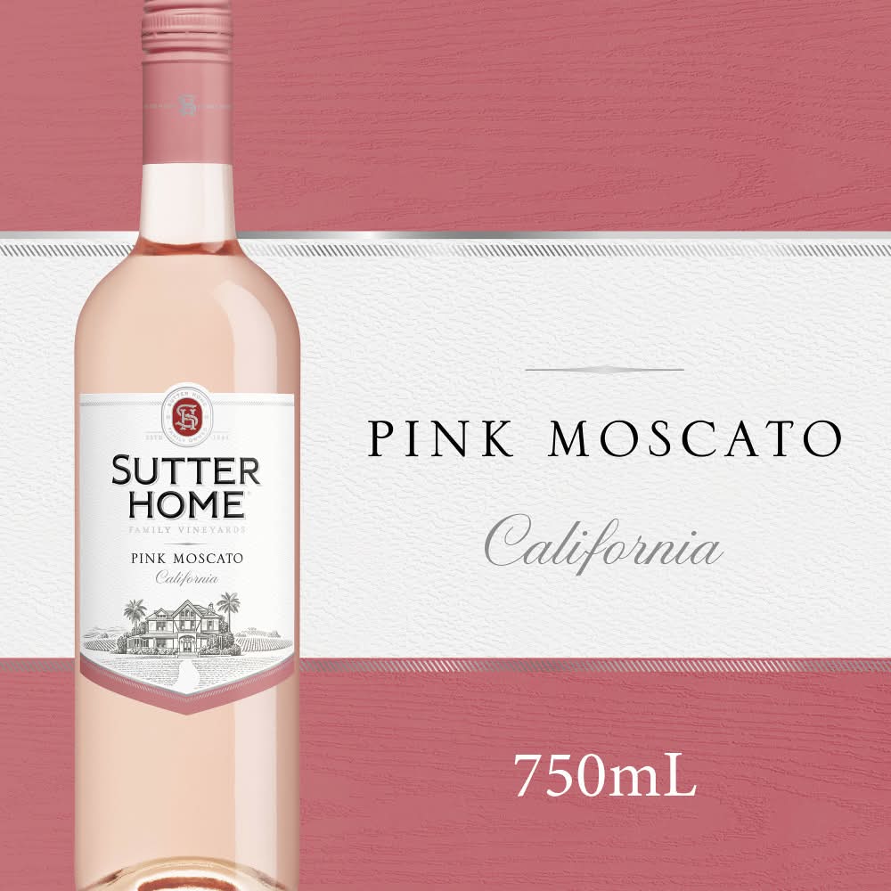 Sutter Home Pink Moscato Wine, Assorted (750 ml)
