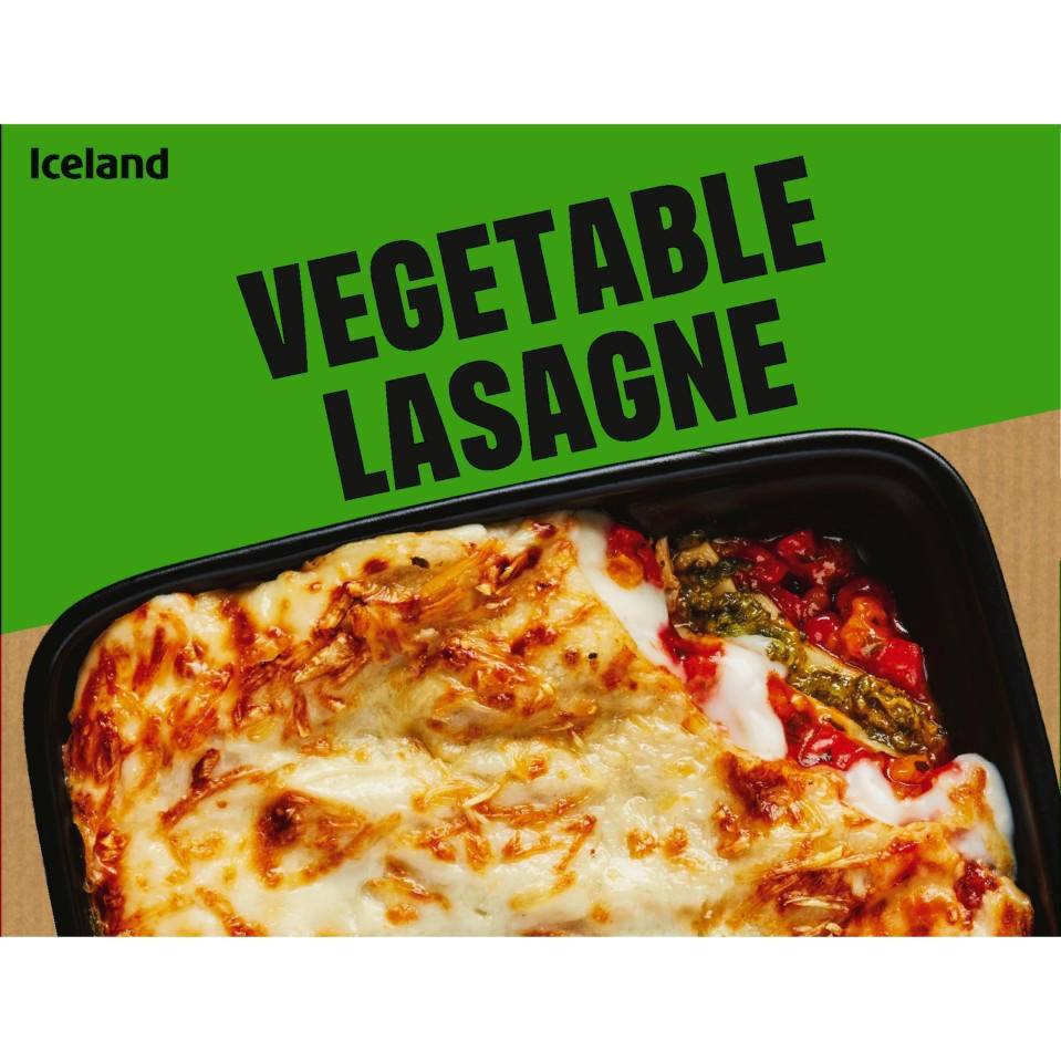 Iceland Vegetable Lasagne