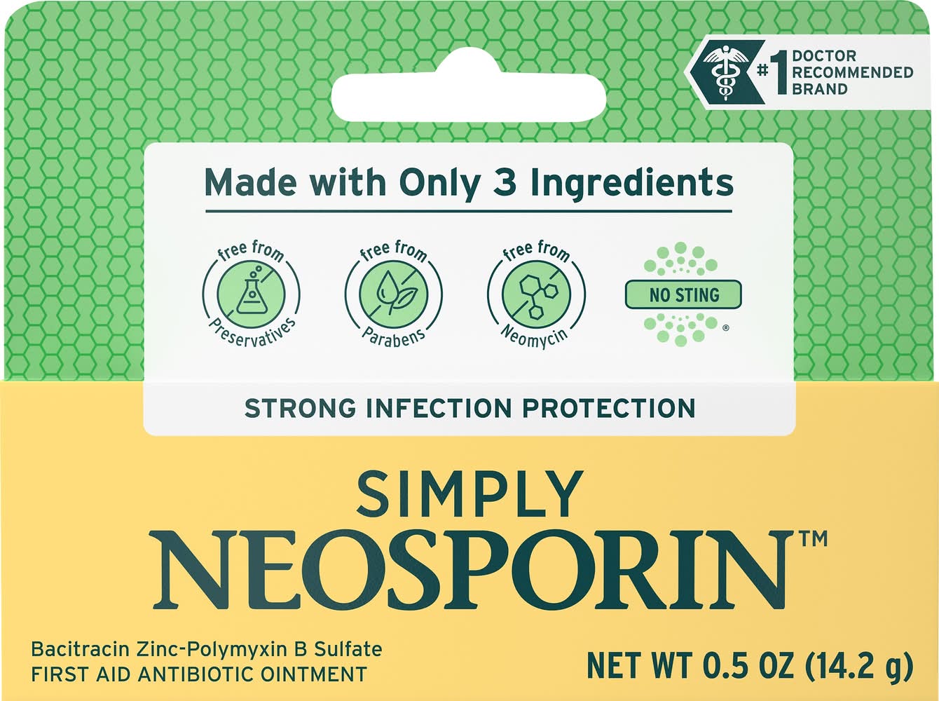 Neosporin Simply First Aid Antibiotic Ointment (0.5 oz)