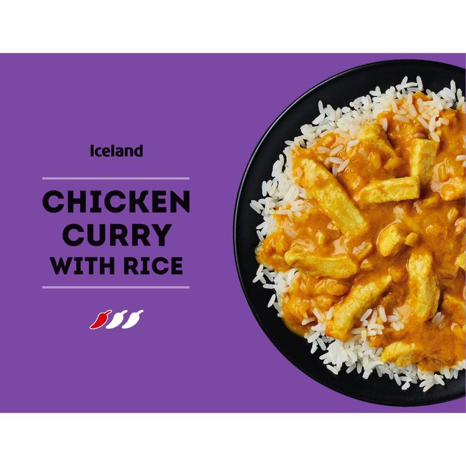 Iceland Chicken Curry With Rice (400g)