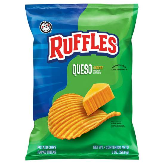 Ruffles Queso Cheese Flavored Potato Chips