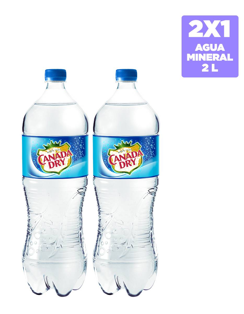 2x1 Canada Dry Agua Mineralizada 2 L