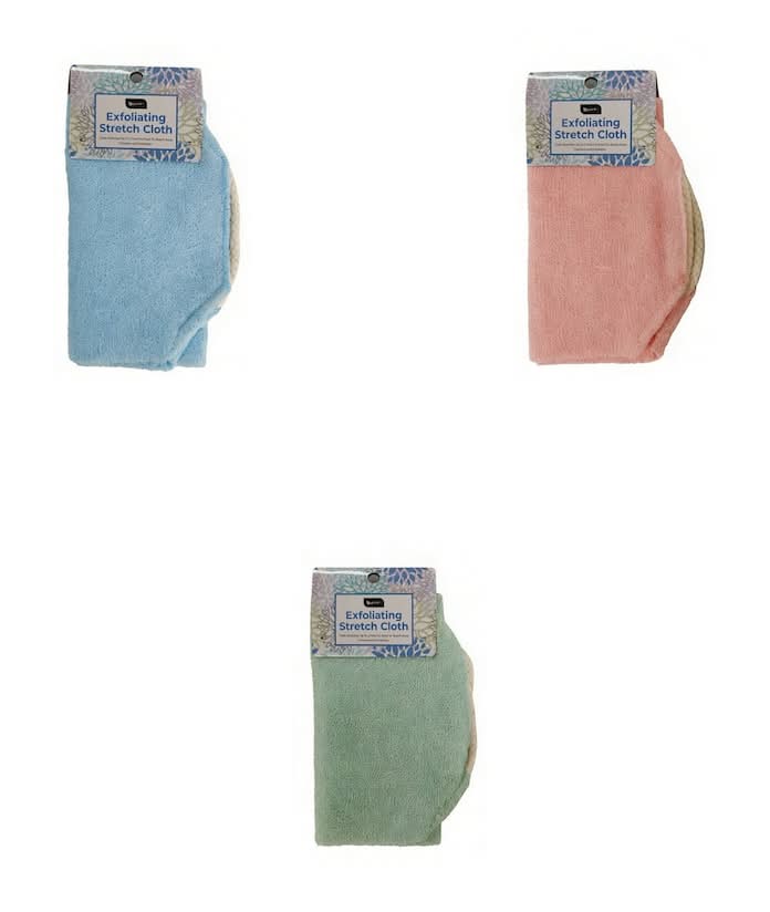 b.pure Exfoliating Stretch Cloth, Assorted Colors