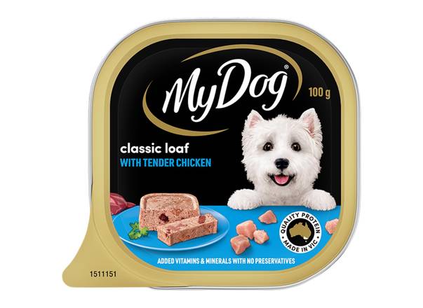 My Dog Classic Loaf With Tender Chicken Dog Food
