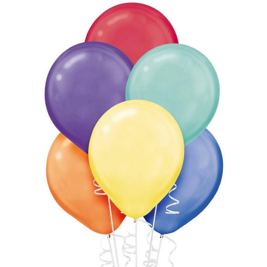 Uninflated 15ct, 12in, Assorted Pastel Balloons