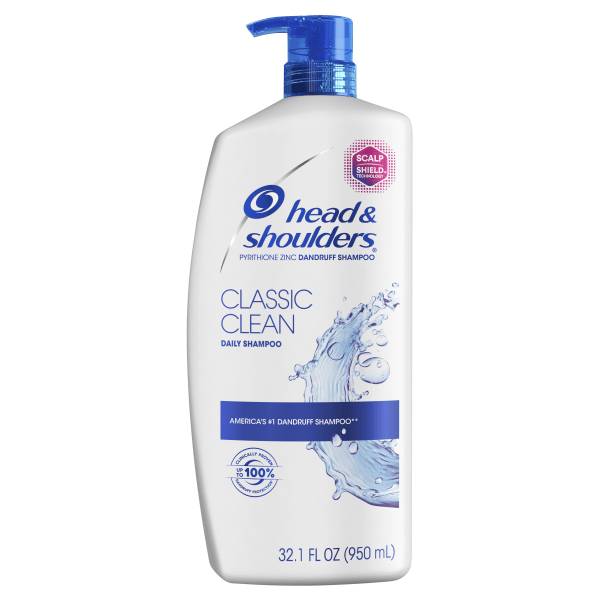 Head and Shoulders Classic Clean Daily-Use Anti-Dandruff Paraben Free Shampoo (32 oz)