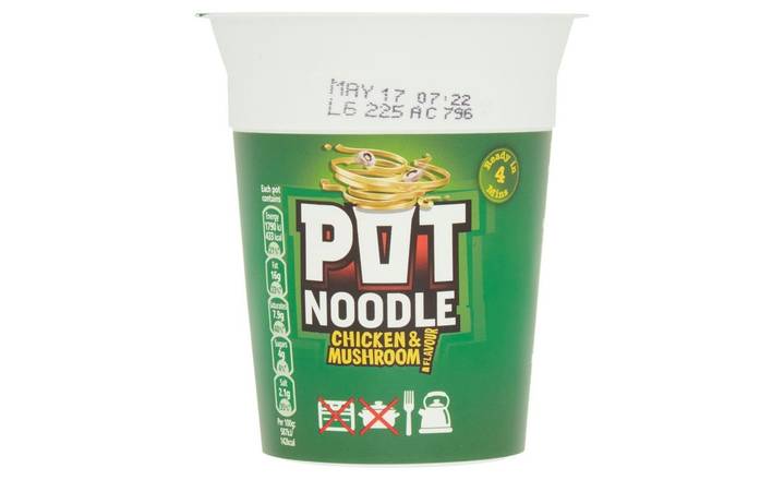 SAVE 30p: Pot Noodle Chicken & Mushroom Flavour 90g (363574)