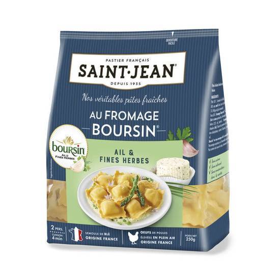 Saint Jean Pâtes Fraîches au Fromage Boursin Ail & Fines Herbes  250 g