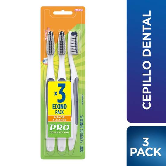 Cepillo Dental Oral-B Pro Plus Anticaries x 2 un, Oral B Cepillos & Hilos  Dentales - Mi Farma