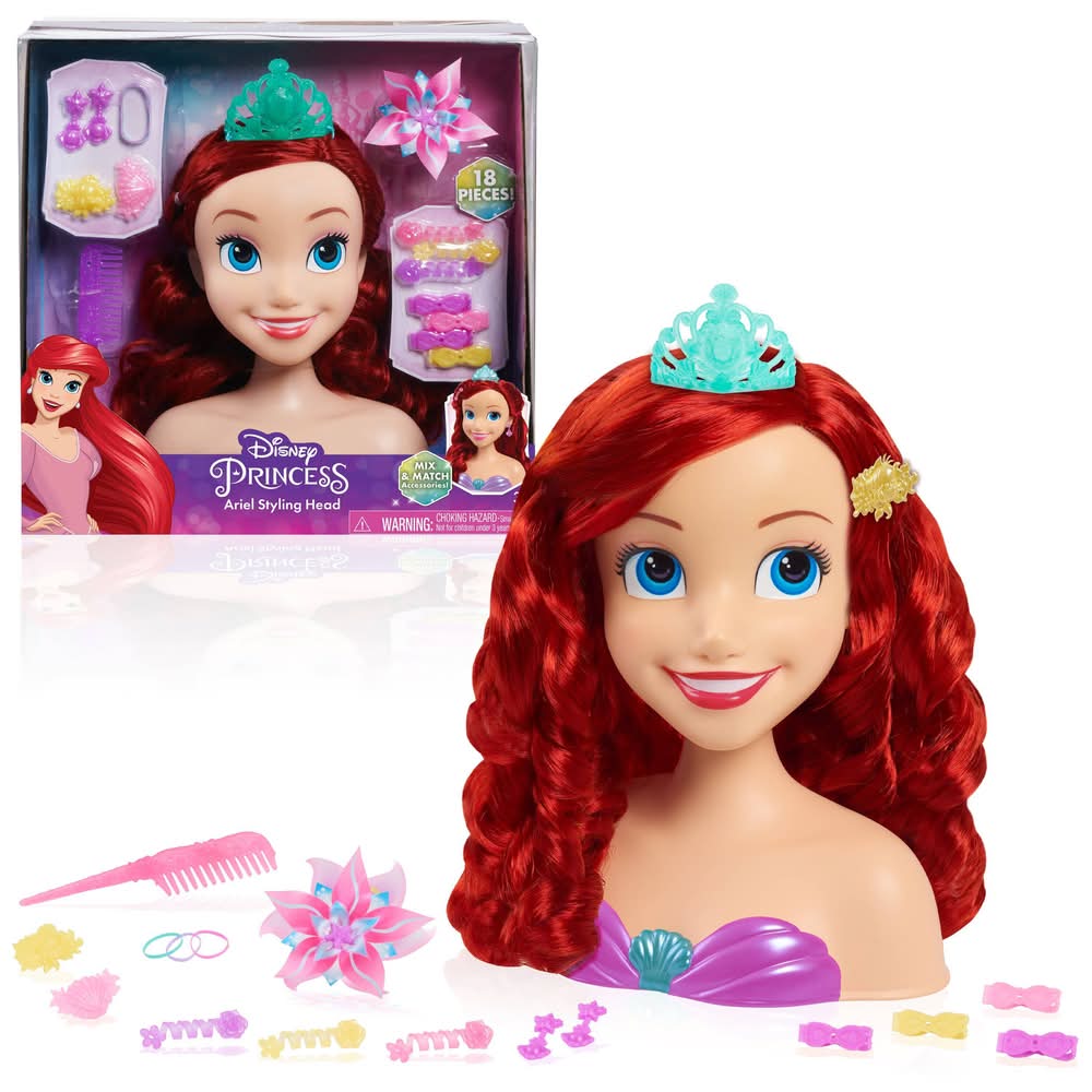 Disney Princess Ariel Styling Head (18 ct)