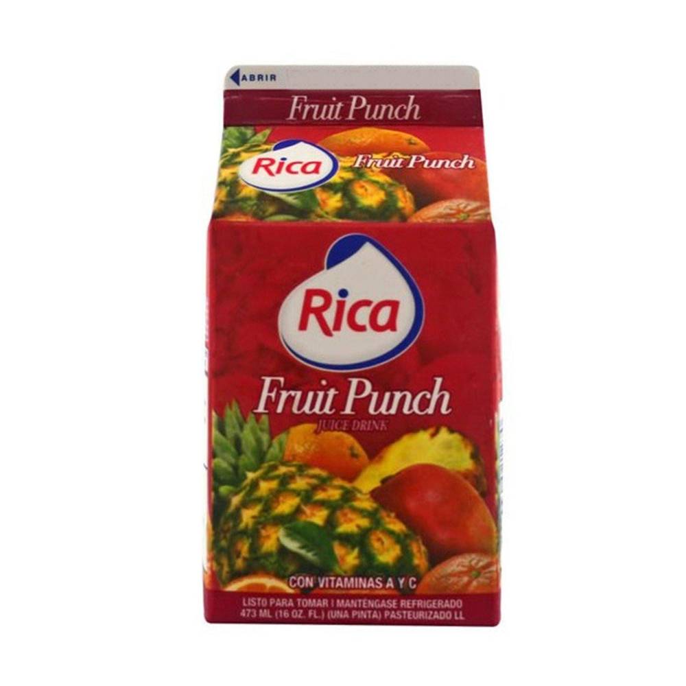 Jugo Rica Fruit Punch 473ml