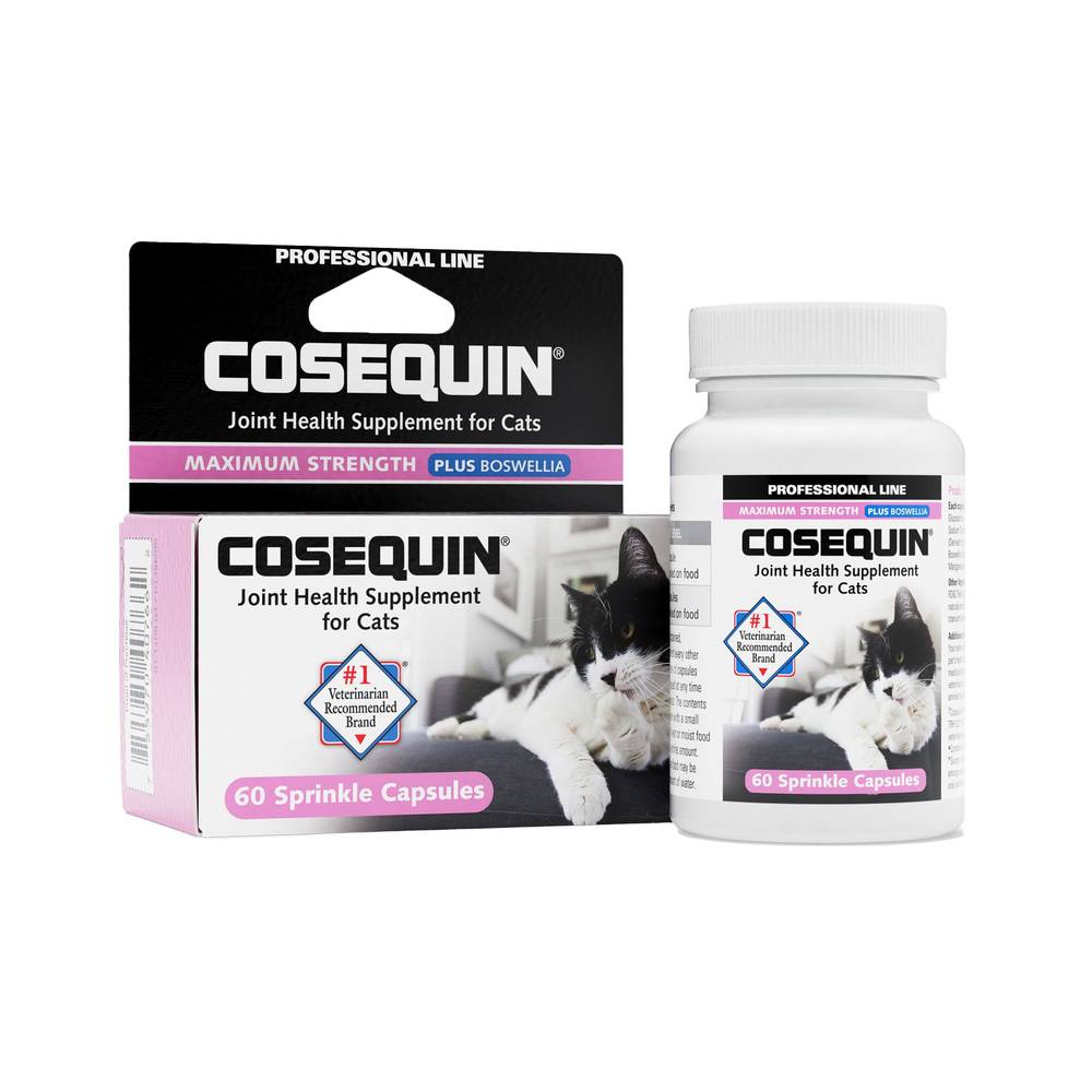 Cosequin® Joint Health Maximum Strength + Boswellia Cat Supplement (Size: 60 Count)