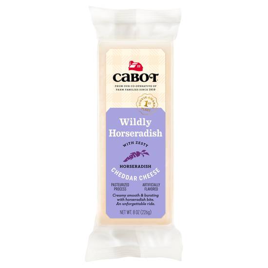Cabot Wildly Horseradish Cheddar Cheese (8 oz)