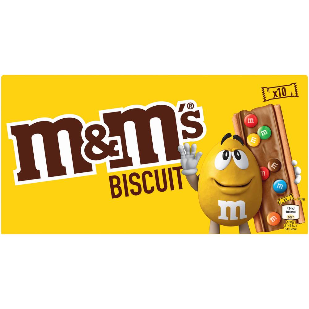 M&M's - Biscuit nappé de chocolat au lait (10)