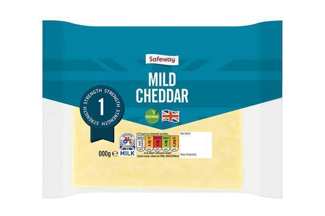 Safeway Mild White Cheddar 250g