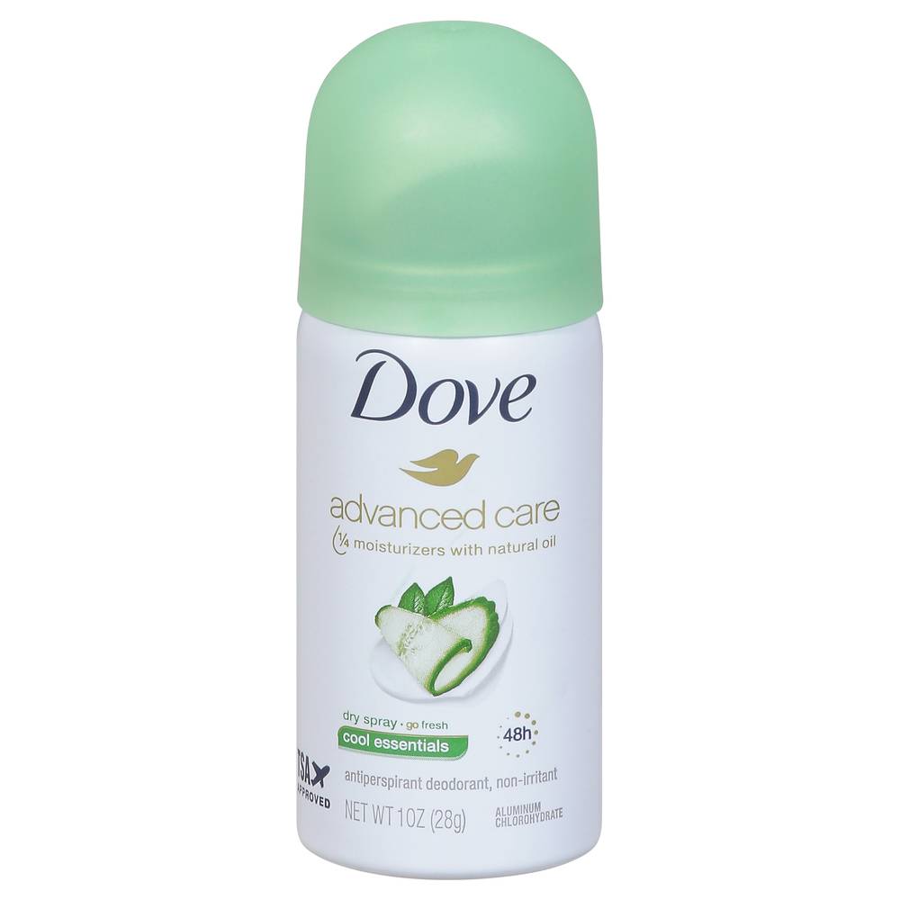 Dove Dry Spray Go Fresh Cool Essentials 48h Antiperspirant