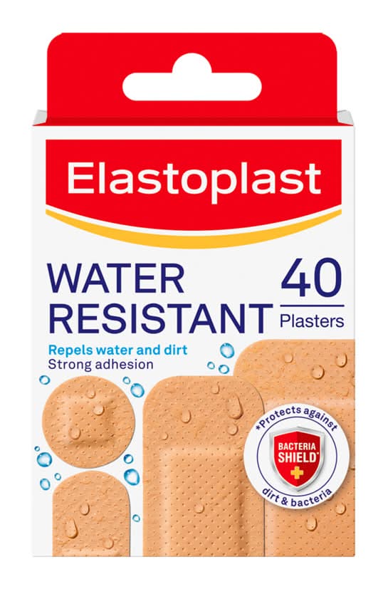 Elastoplast Water Resistant Plastic Plasters (40 pack)